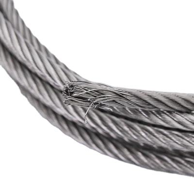 Galvanized 6X19+FC Line Contacted Sandline Steel Wire Rope