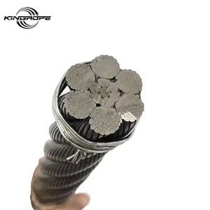 6XK36 6xk36ws+Iwrc Swaged Steel Wire Rope Compacted Wire Rope for Dredger 42mm 48mm