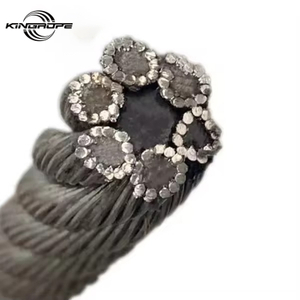 1770MPa Steel Wire Rope 6X12+7FC Galvanized