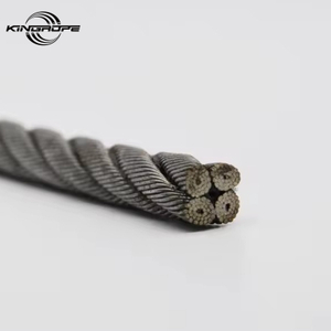 Compacted Wire Rope 4V*39S+5FC 14MM 33MM 34MM For Crane