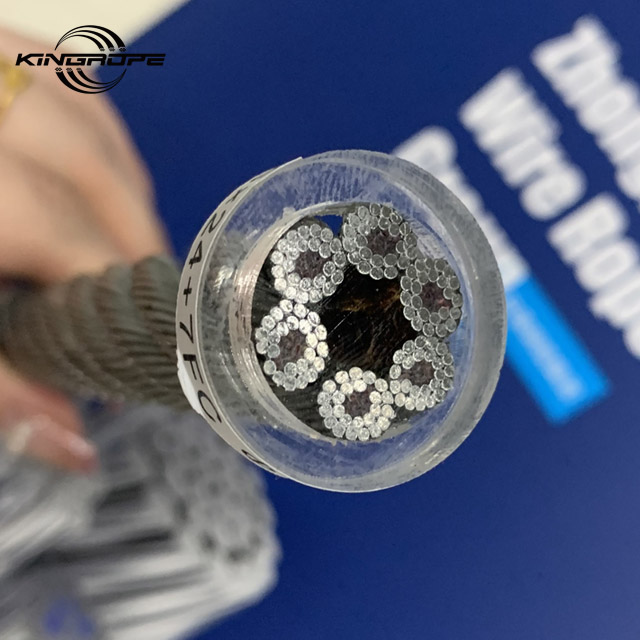6x24+7FC Galvanized Steel Wire Rope