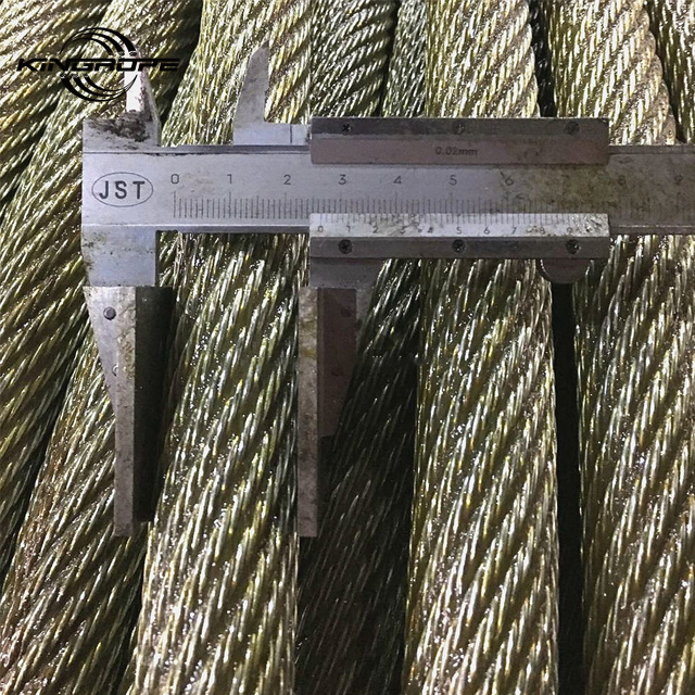 Tower Crane Use Wire Rope Heavy Equipment Machine Use Wire Rope 35WX7 16MM 20MM Non Rotating
