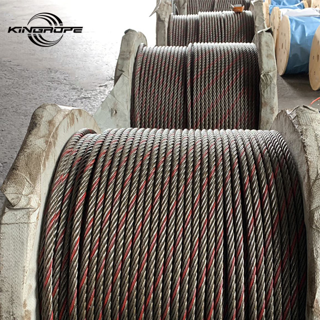 Color Strand Wire Rope Red Strand Blue Strand Steel Cable