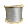 Reasonable price 7X19 galvanized cold heading steel wire rope