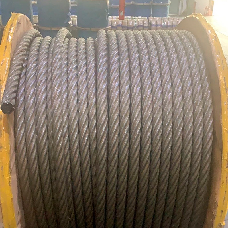 Ungalvanized Steel Cable 35x7 28mm 1960MPA Crane Non-rotating Wire Rope