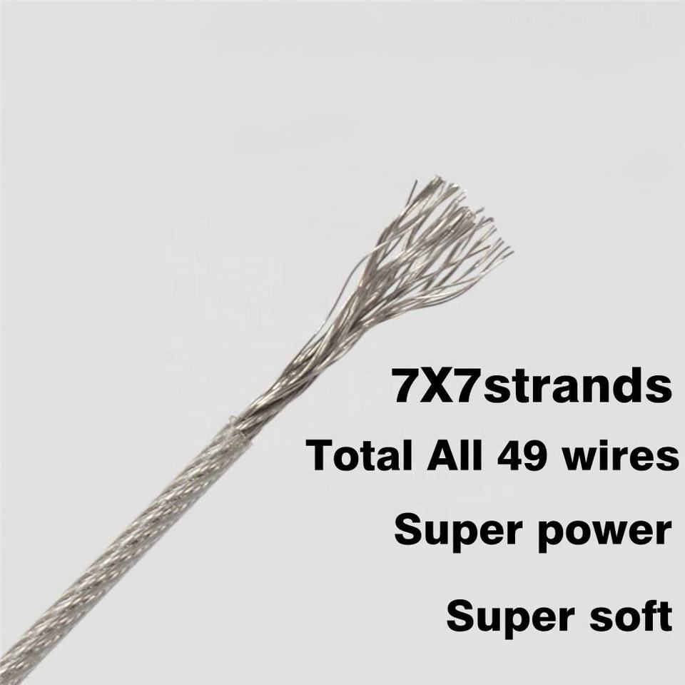 Top Quality Best Price 6mm 7x7 1mm Wire Rope Sling Steel Wire Rope for Sale