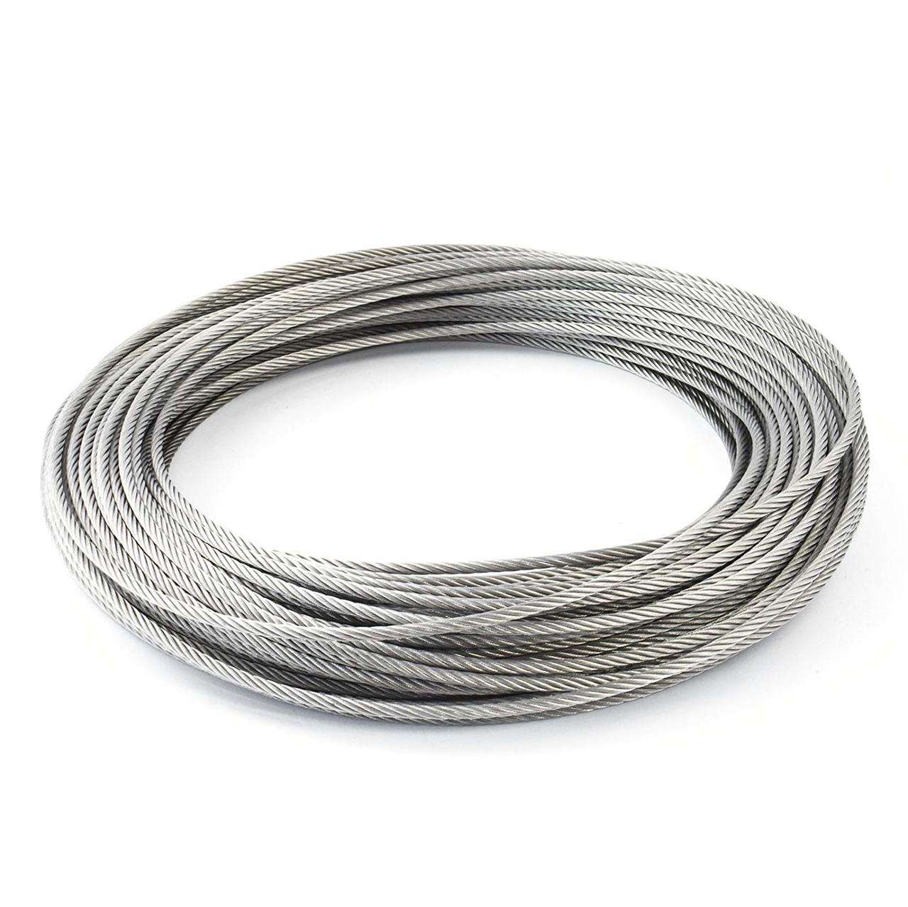 201 304 316L 2205 2507 310S Plastic Coated Stainless Steel Wire Rope