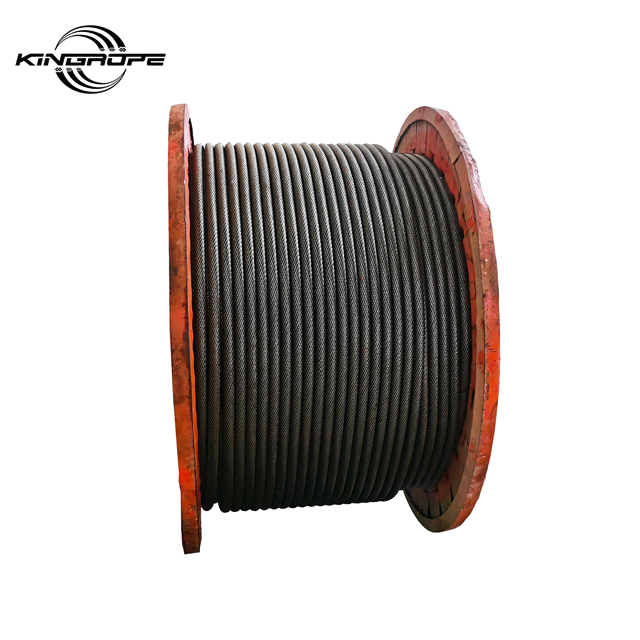 Steel Wire Rope Sling 26-40mm Round Strand Galvanized Steel Wire Rope Used In Lifting Machinery Galvanized Steel Wire Rope