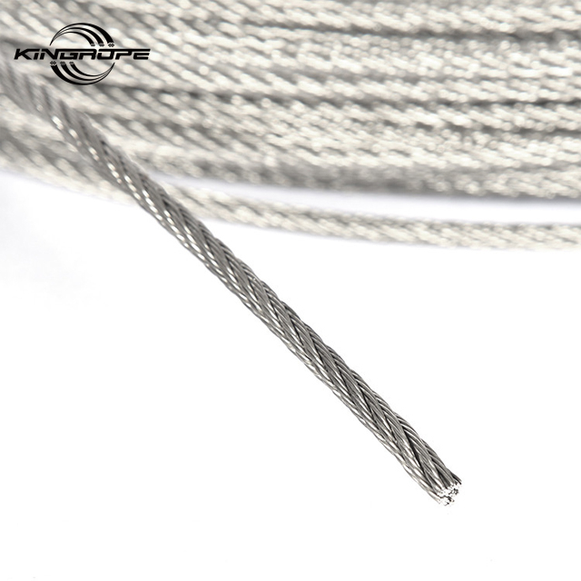 1960MPA High Tensile High Carbon Galvanized Steel Wire Rope 6*19 6*36 For General Purpose 16mm 19mm