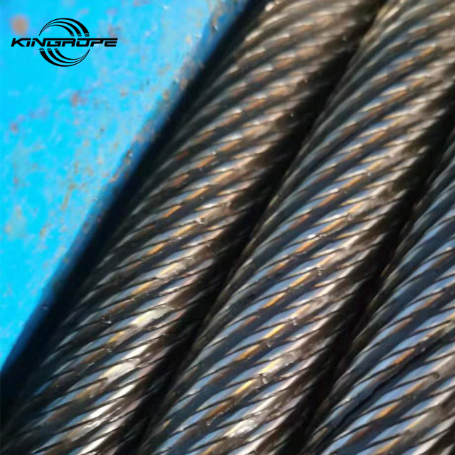 35x7/35Wx7 42mm Galvanized Steel Multi-Strand Wire Rope For Heavy Equipment