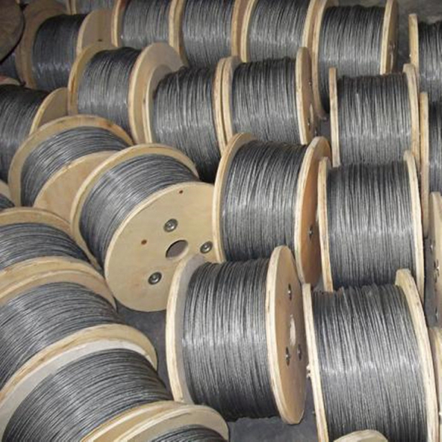 6*12 36*7 Galvanized Steel Wire Rope Price